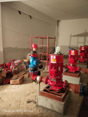 风和苑    地下室消防泵房设备安装